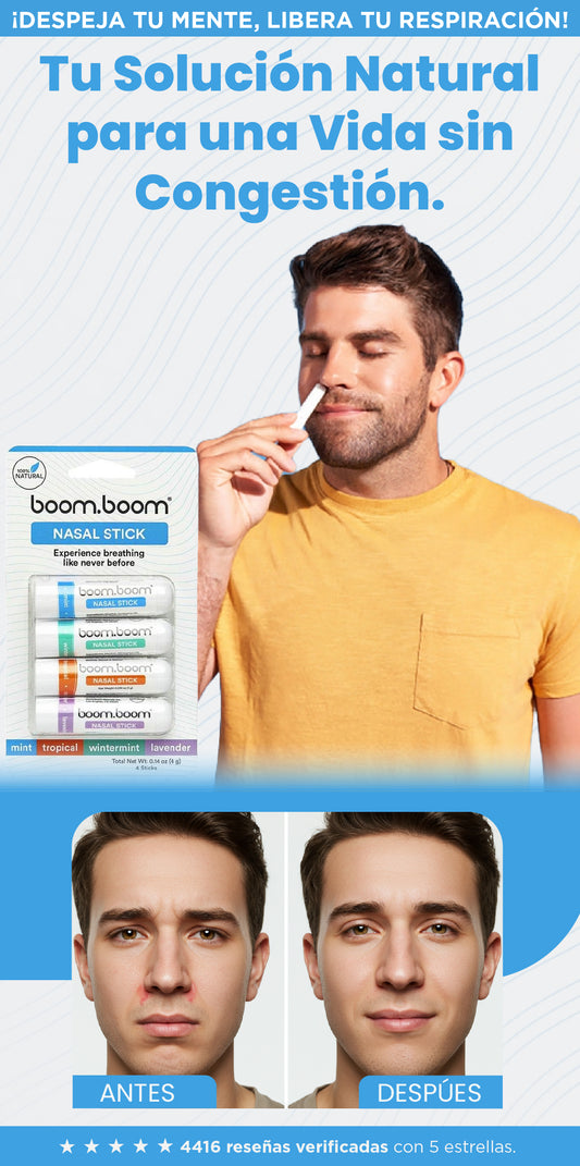 Nasal Stick| Tu alivio natural contra la congestión.